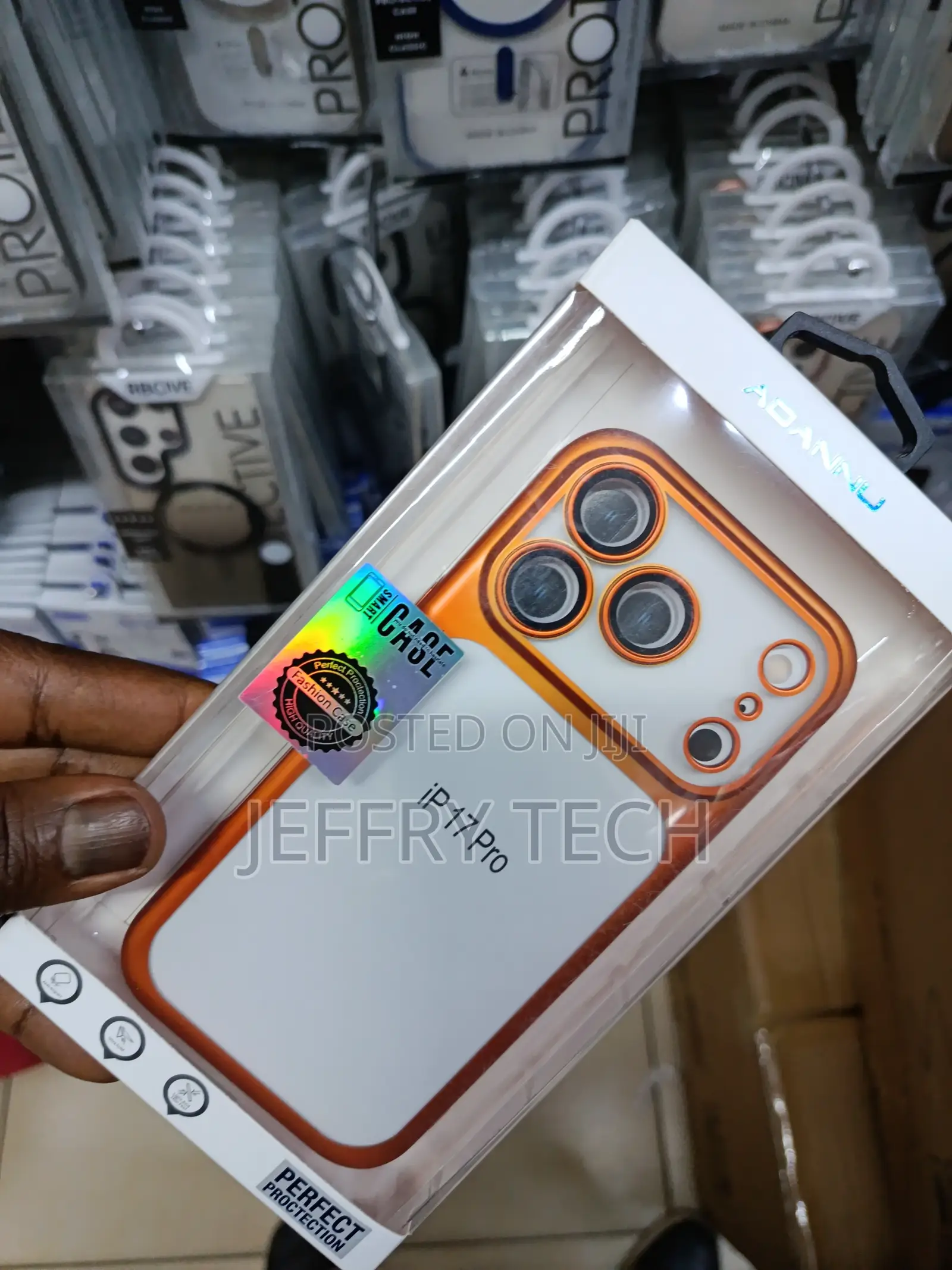 Mikier iPhone 17 Pro Frosted Tpu + Transparent Pc Phone Case