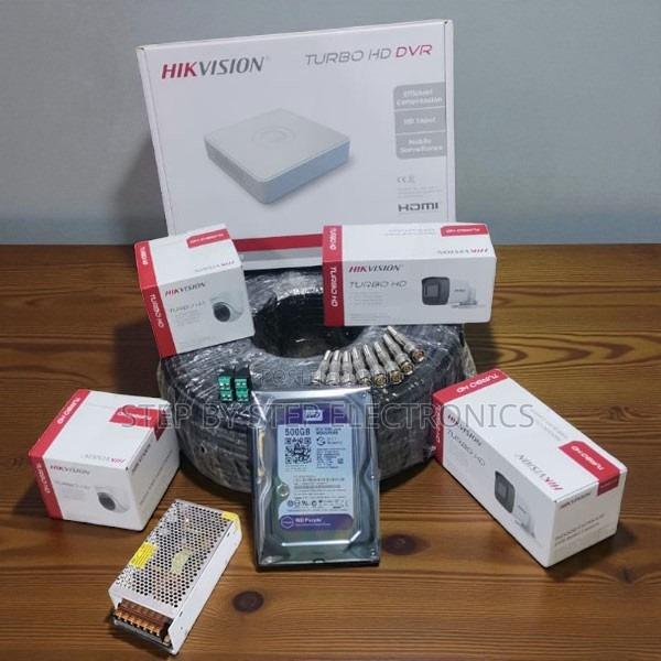 4 Hikvision 2mp Full Hd Security Cameras Kit Night Vision Cloud Backup