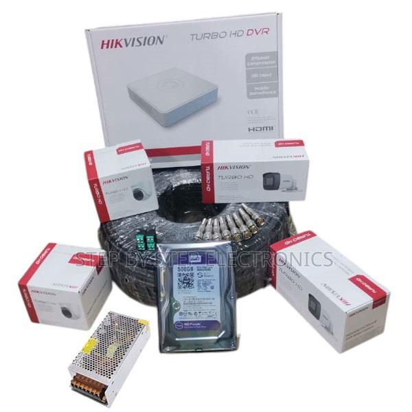4 Hikvision Full Hd CCTV System Kit Night Vision Support Waterproof