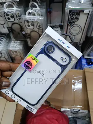 Miksonx iPhone 17 Air Adannu Clear Hard Pc Transparent Case