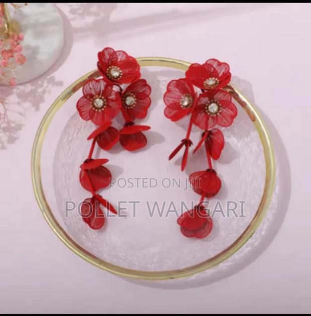 Flower Drop Earrings - thumbnail 6