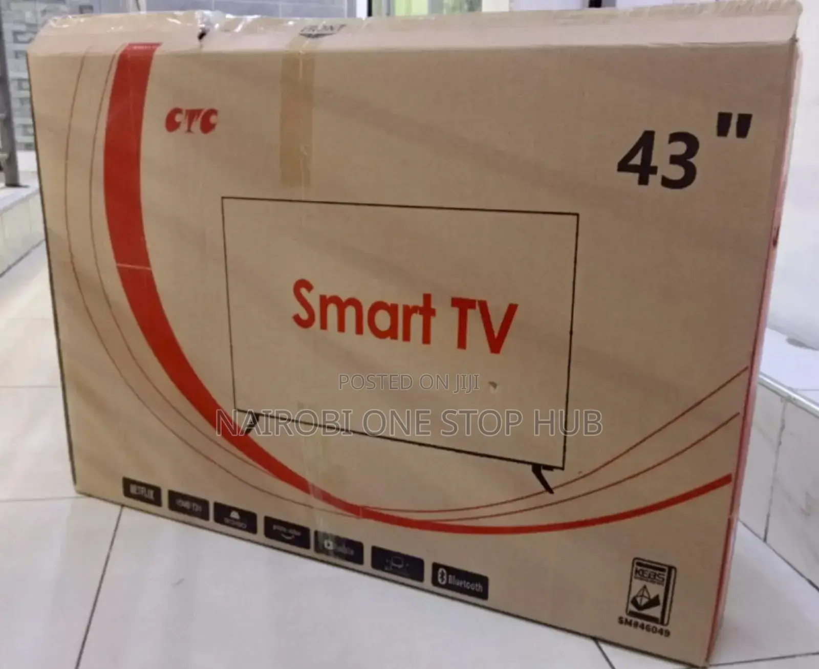 CTC 43 Inch Android Smart Tv – DVB-T2, Bluetooth, Prime Video