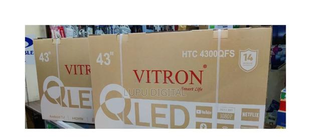 Vitron 43 Inches Qled Smart Android Frameless With Bluetooth - thumbnail 2