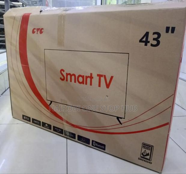 CTC 43" Frameless Smart Led Tv – Wifi, Netflix, Youtube - main view