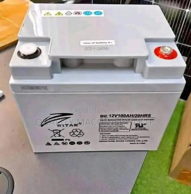 Heavy Duty Ritar 100ah Battery Model No. Dc-12-100 12volts, 100ah/20hr - main view