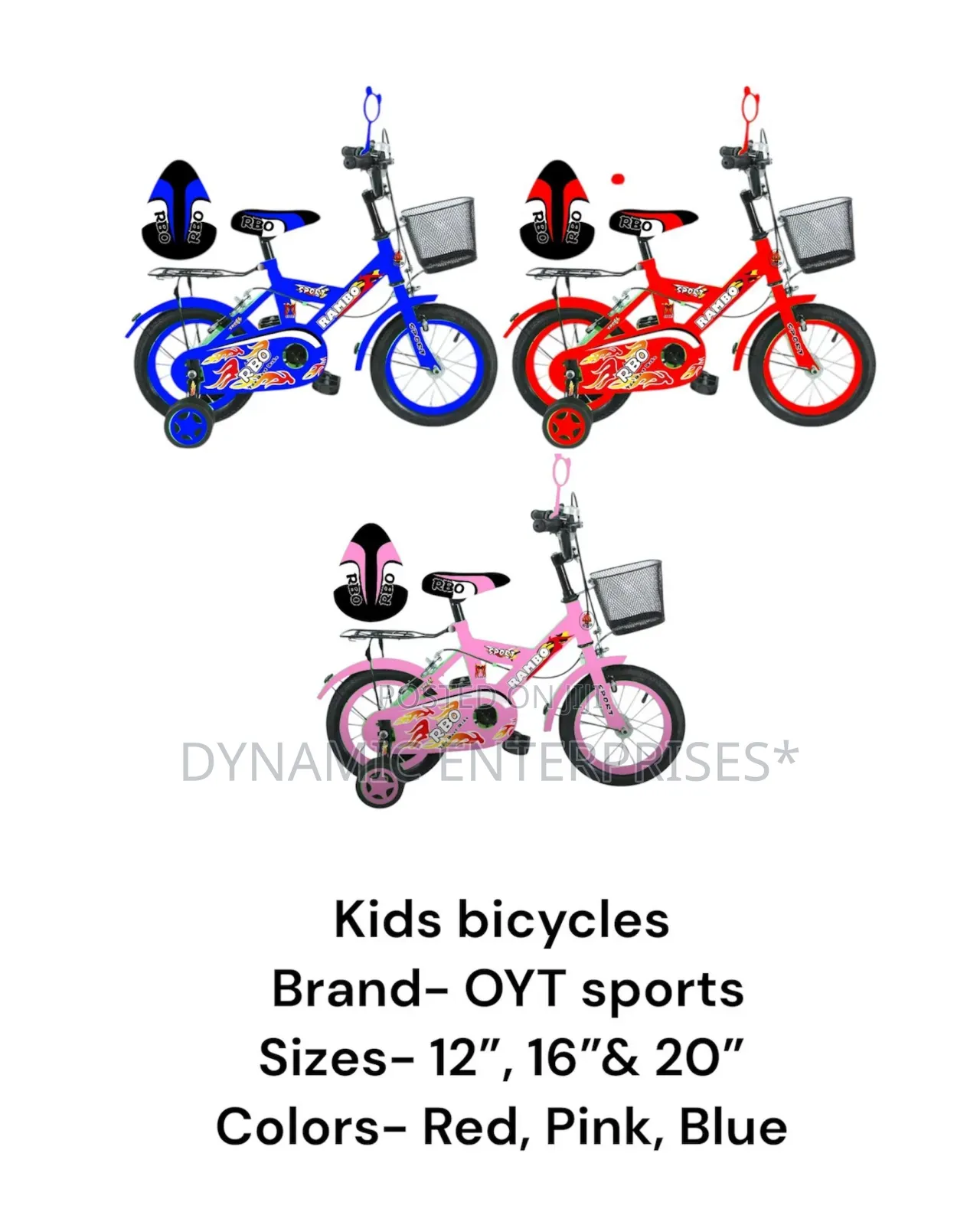 12" Rambo Rbo Kids' Bicycle