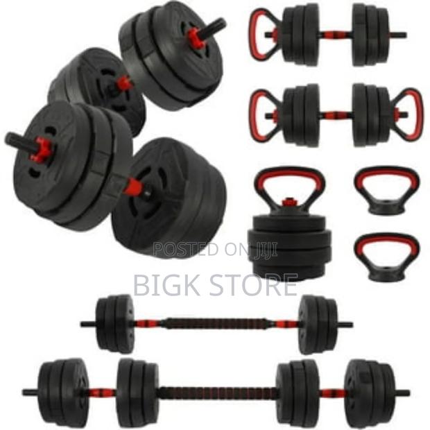 Gym Fitness Adjustable Kettle Bells 6in1