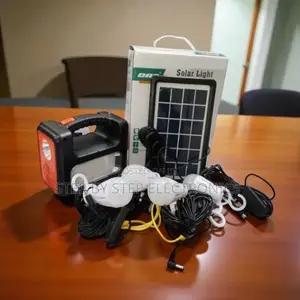 Dat at-9011b Solar Lighting Kit With Fm Radio and Led Bulbs