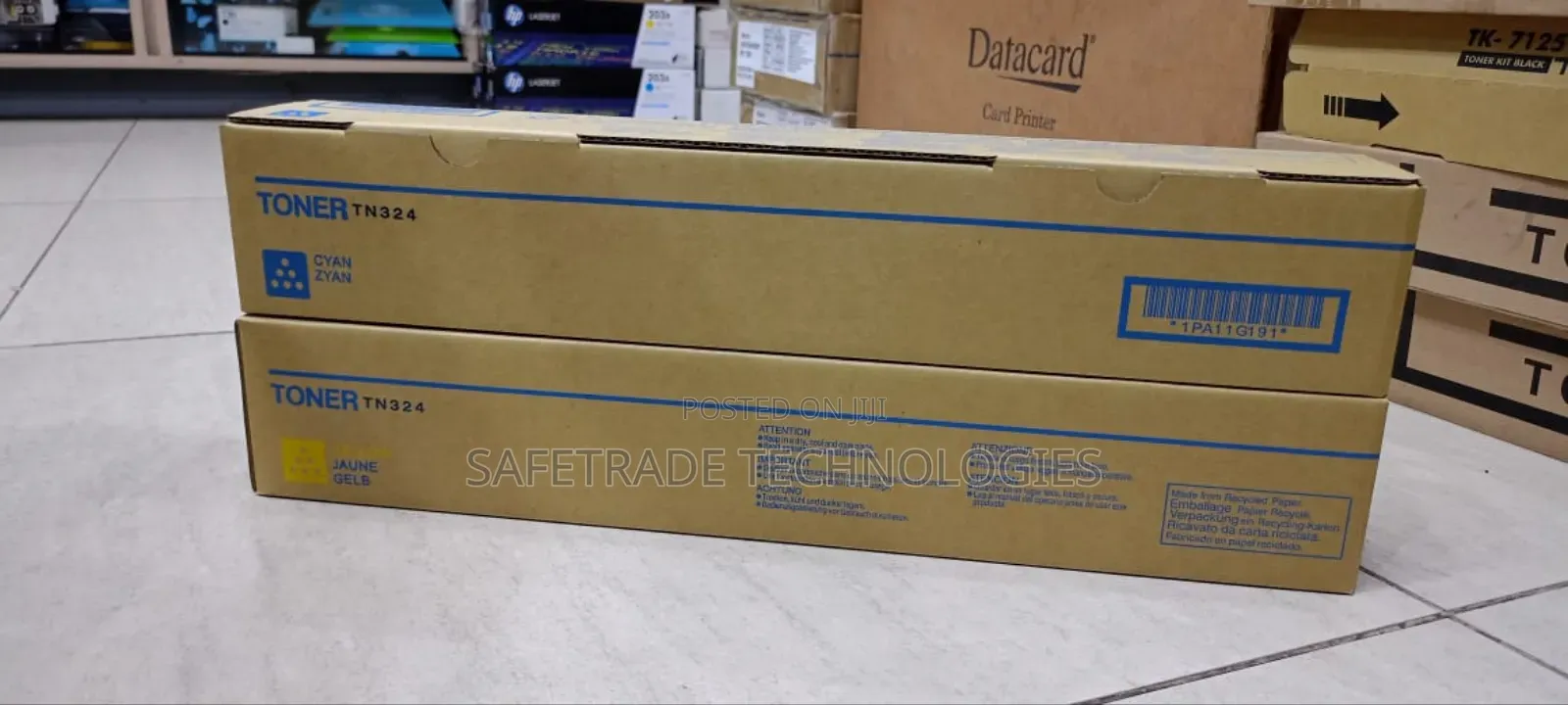 Approved Tn 324 Yellow/Cyan Toner Cartridge