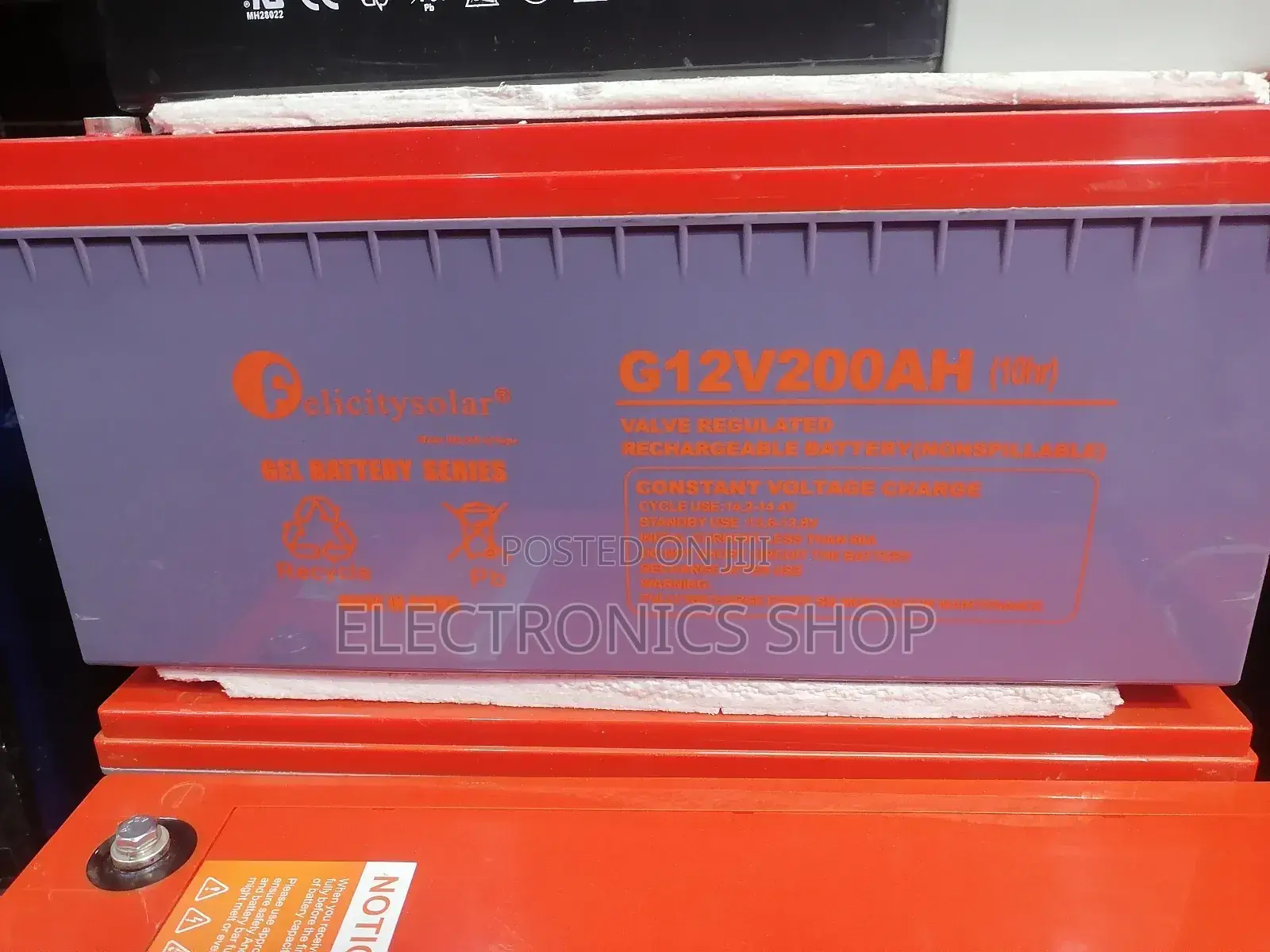 Felicity 200ah Gel Solar Backup Battery