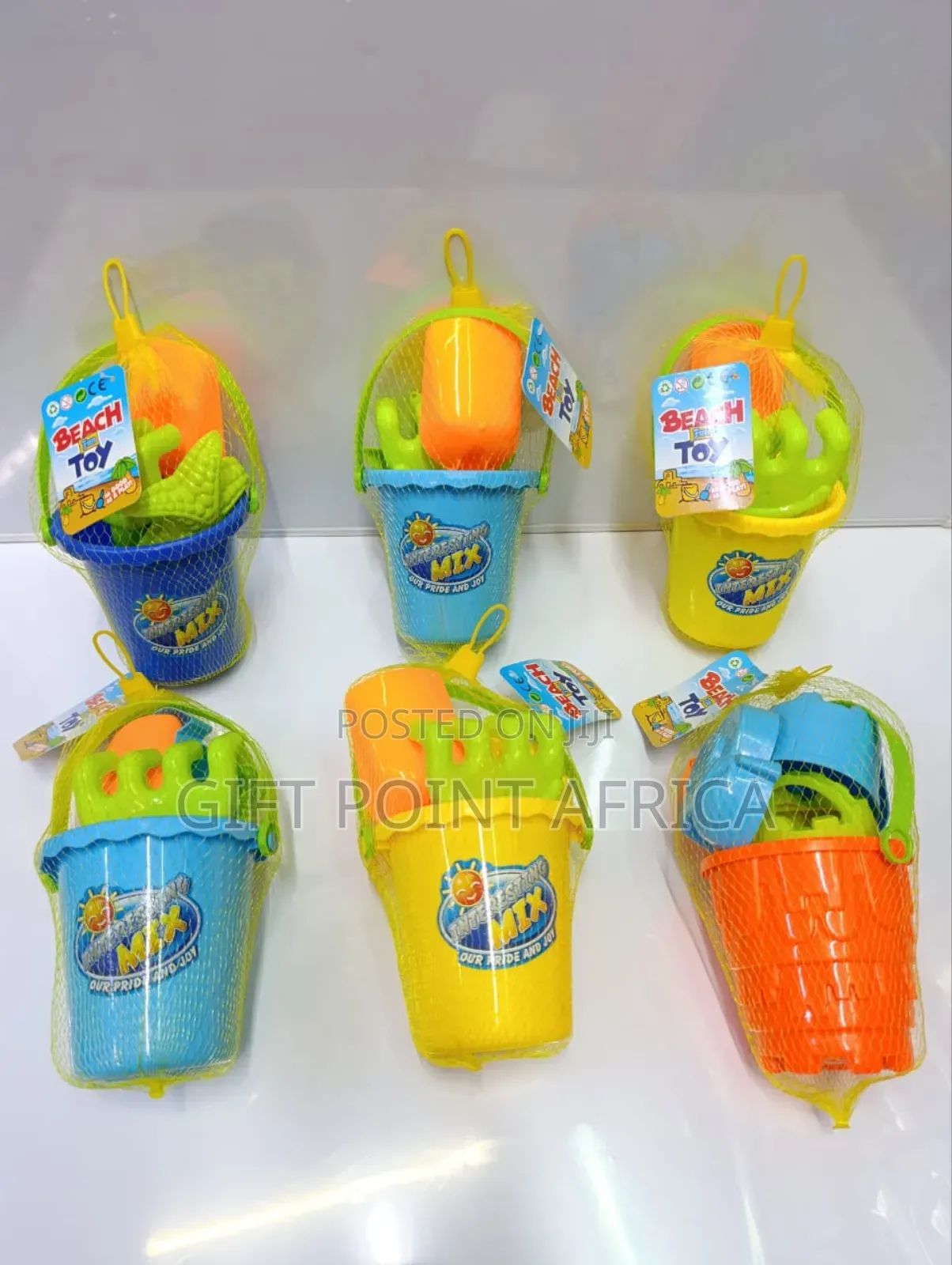 12pc Set Of Beach Toys For Kids Available