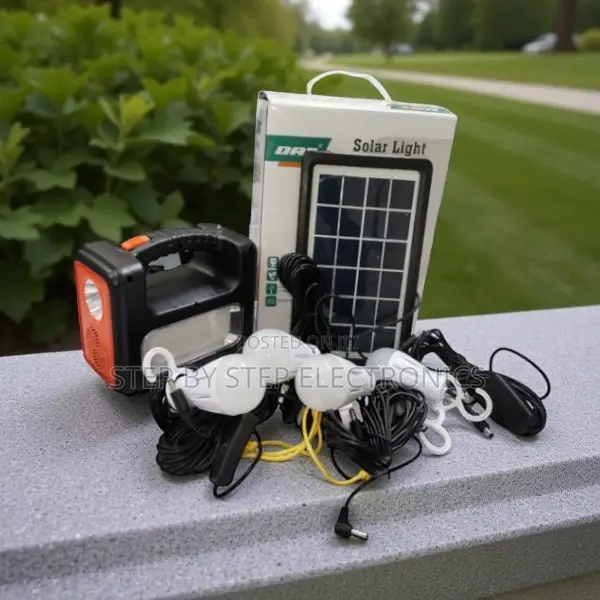Dat at-9011b Solar Lighting Kit With Rechargeable Lithium Battery