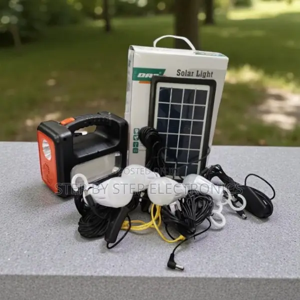Dat at-9011b Home Solar Lighting System With Fm Radio and Torch