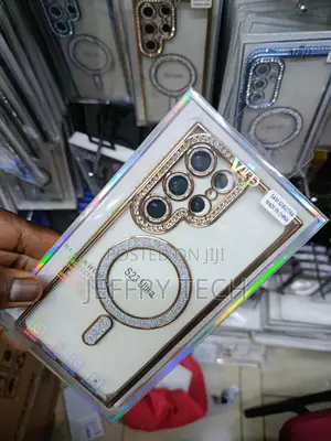Halatua Luxury Diamond Magnetic for Samsung Galaxy S23 Ultra Case