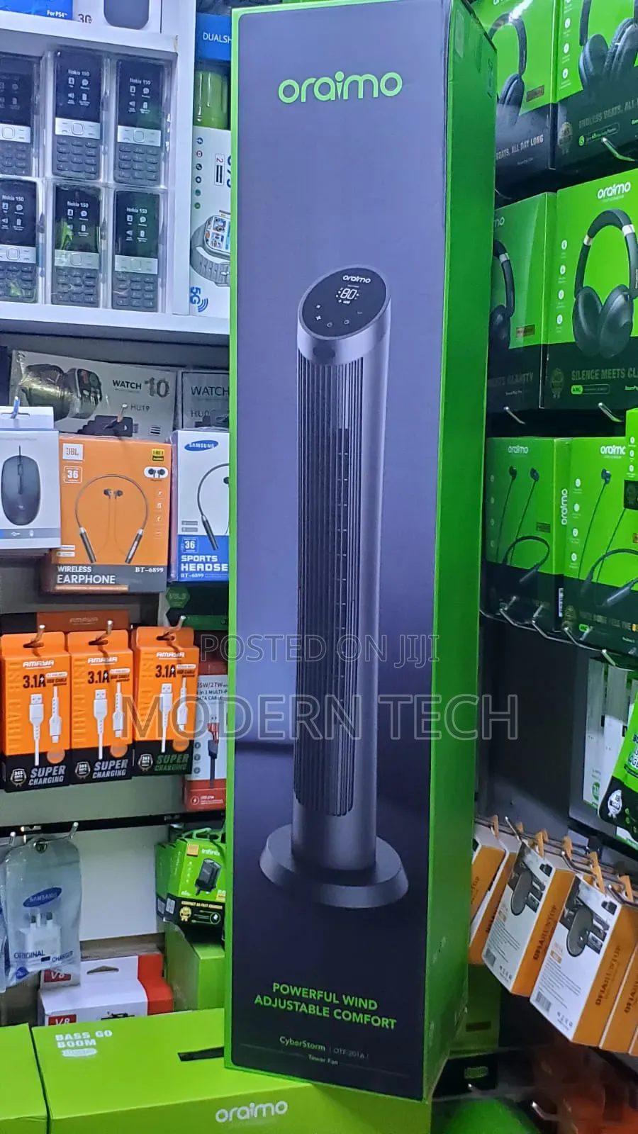 Oraimo Cyberstorm 40 Inch 50w Tower Fan