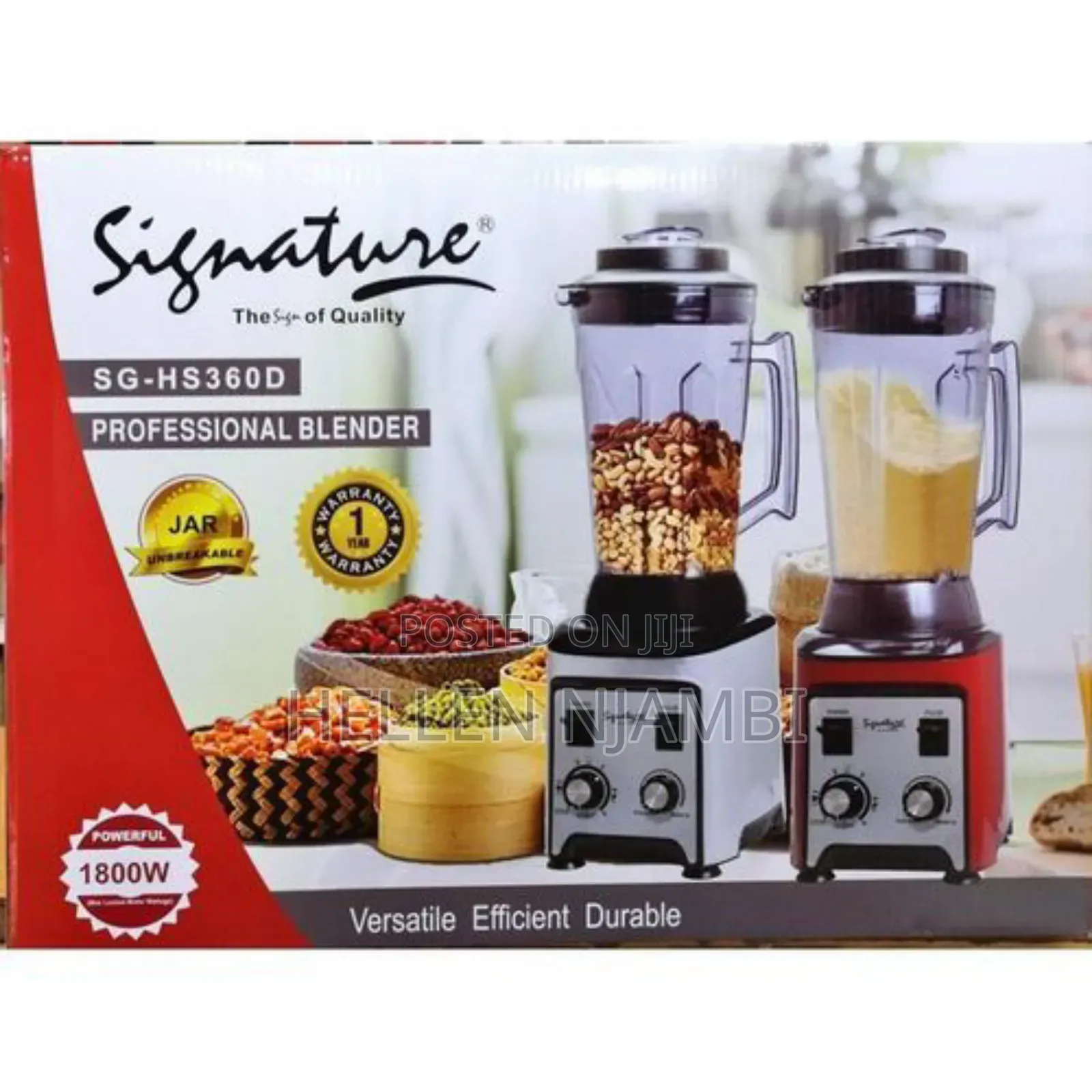 Signature 1800w 5ltrs Commercial Blender