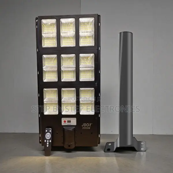 2000w Solar Lamp With Remote Control and Reliable Long Lasting Quality