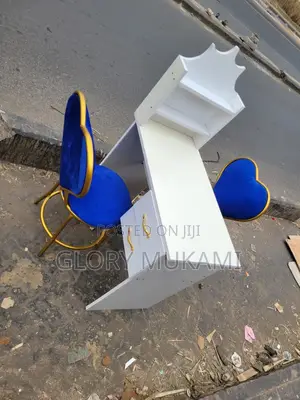 Manicure Desk Table And 2styling Chairs
