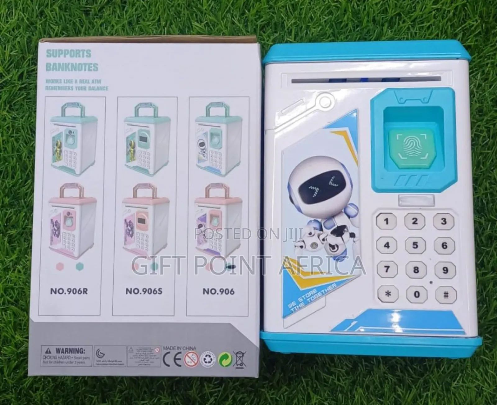 Battery Operated Piggy Bank With Fingerprint Function And Password