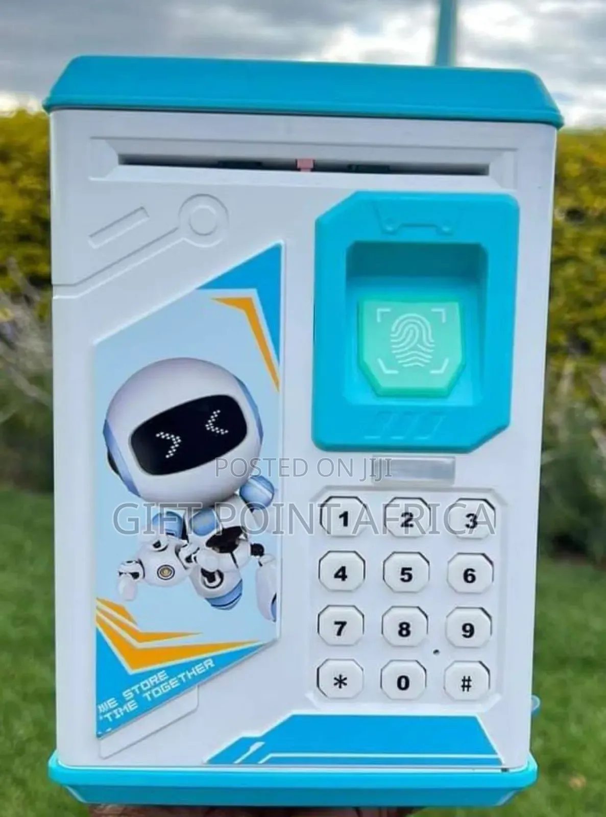 Battery Operated Piggy Bank With Fingerprint Function And Password