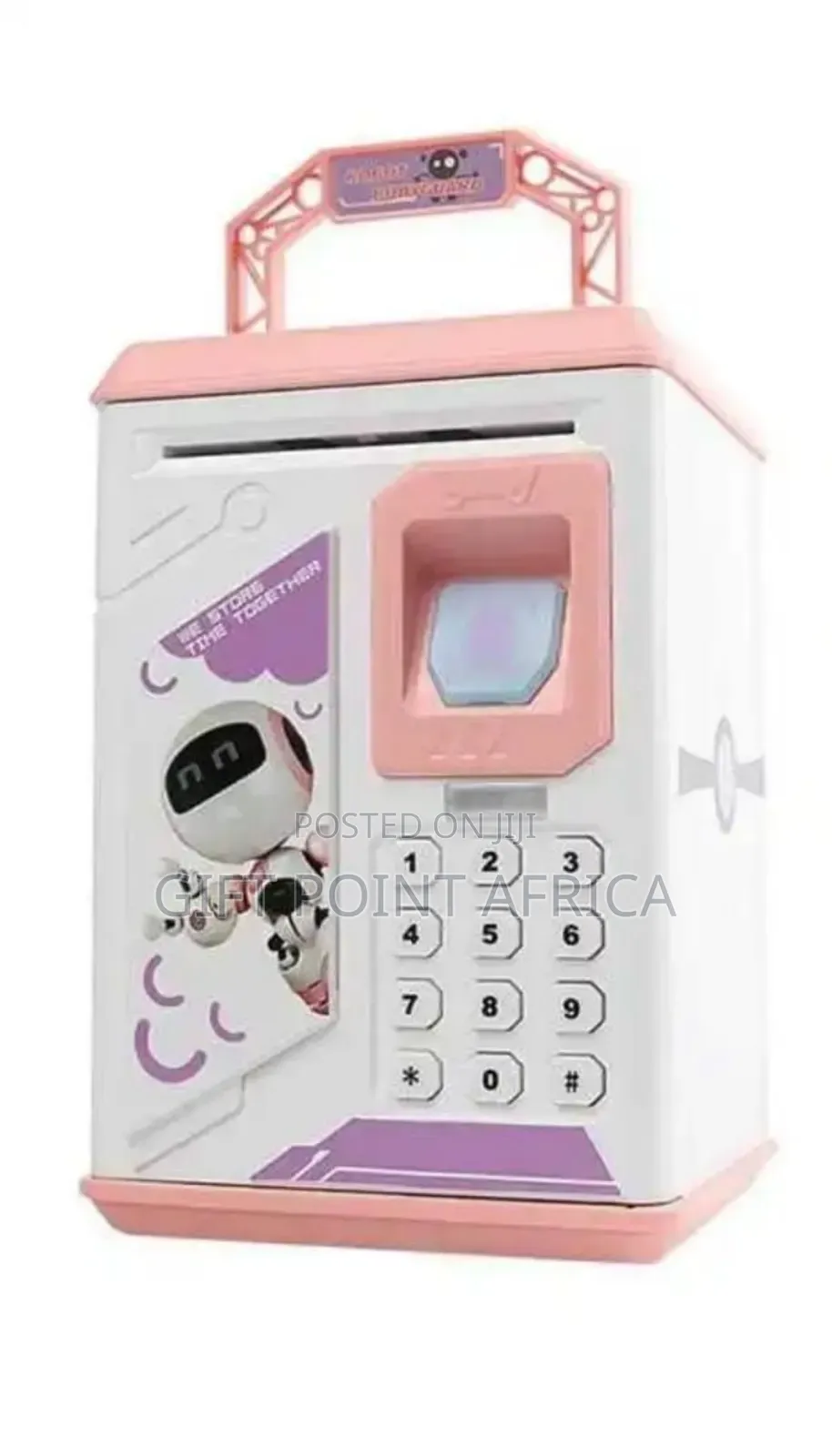 Battery Operated Piggy Bank With Fingerprint Function And Password