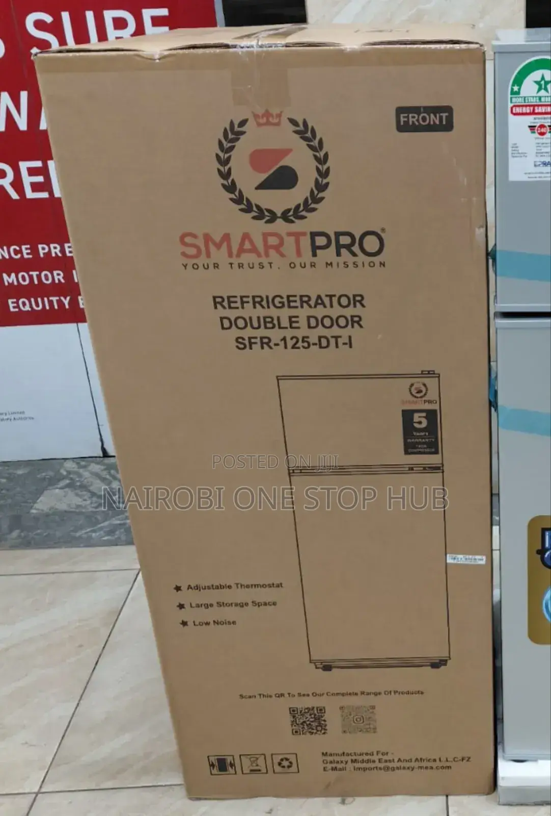 95 Litres Smart Pro SFR 125-Dt-I Double Door Refrigerator