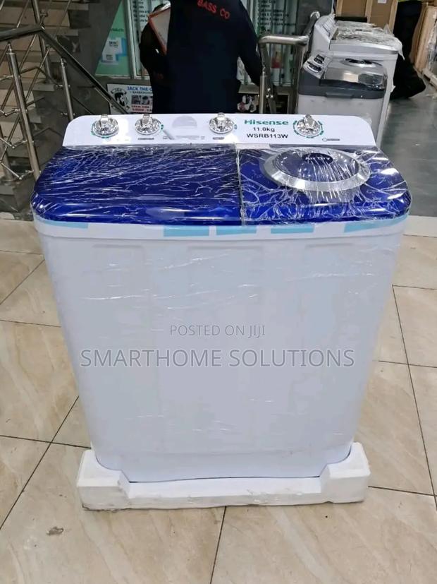 11kgs Hisense Twin Tub Top Load Semi Automatic Washing Machines - main view