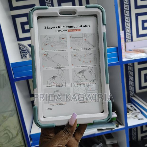 Samsung Galaxy Tab A9 Rugged Shockproof Back Cover With Strap - thumbnail 3