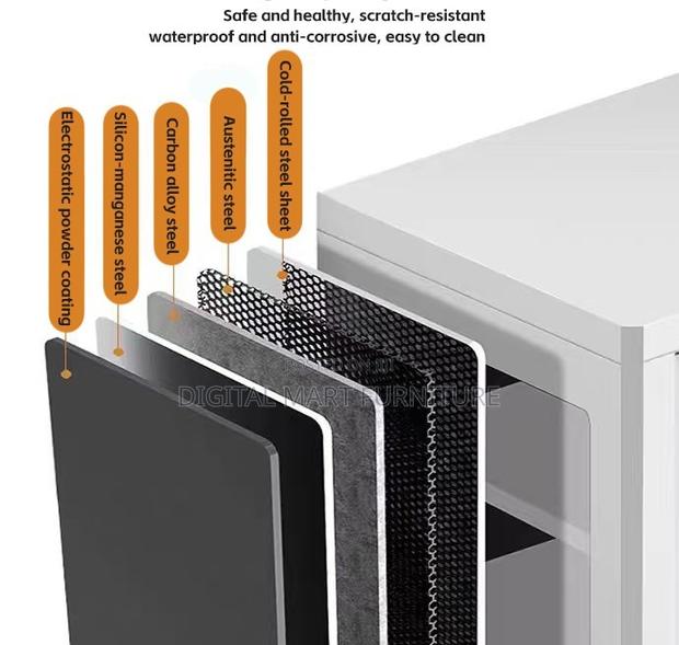 12 Locker Compartment Classroom Cabinet - thumbnail 3