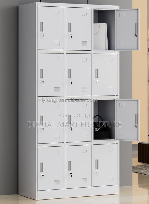 12 Locker Compartment Classroom Cabinet - thumbnail 9