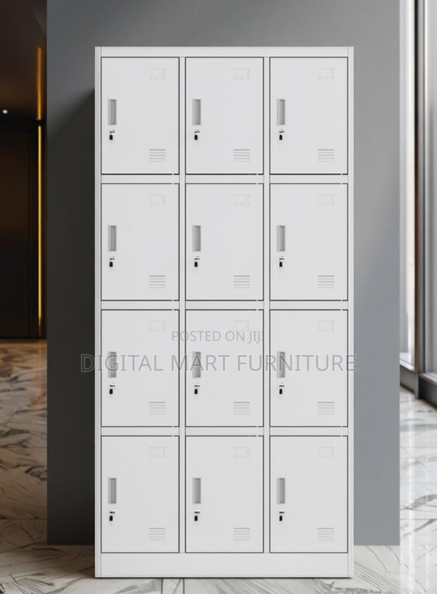 12 Locker Compartment Classroom Cabinet - thumbnail 12