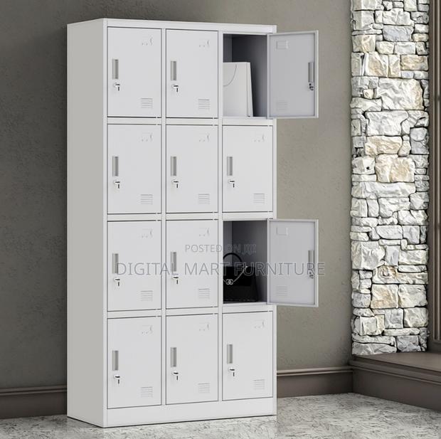 12 Locker Compartment Classroom Cabinet - thumbnail 13