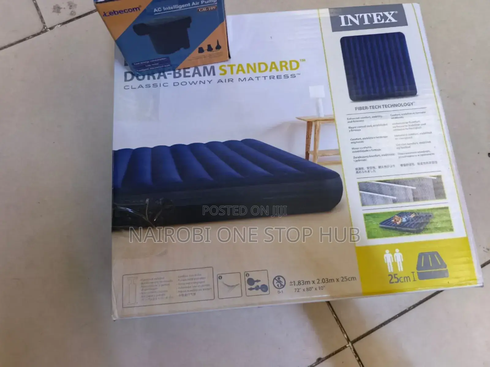4×6 Portable Air Mattress – Ideal for Guests Travel