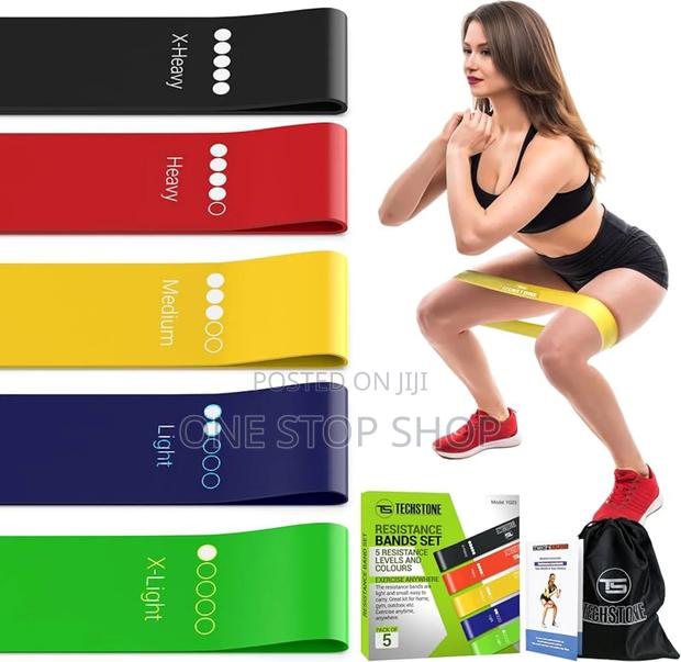 5in1 Leg Exercise Fat Full Body Resistance Band Work Out