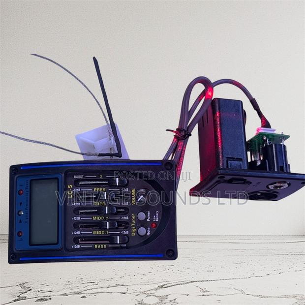 Guitar Tuner, Digital Processing Tuner LCD Display for Acoustic Guitar - thumbnail 3