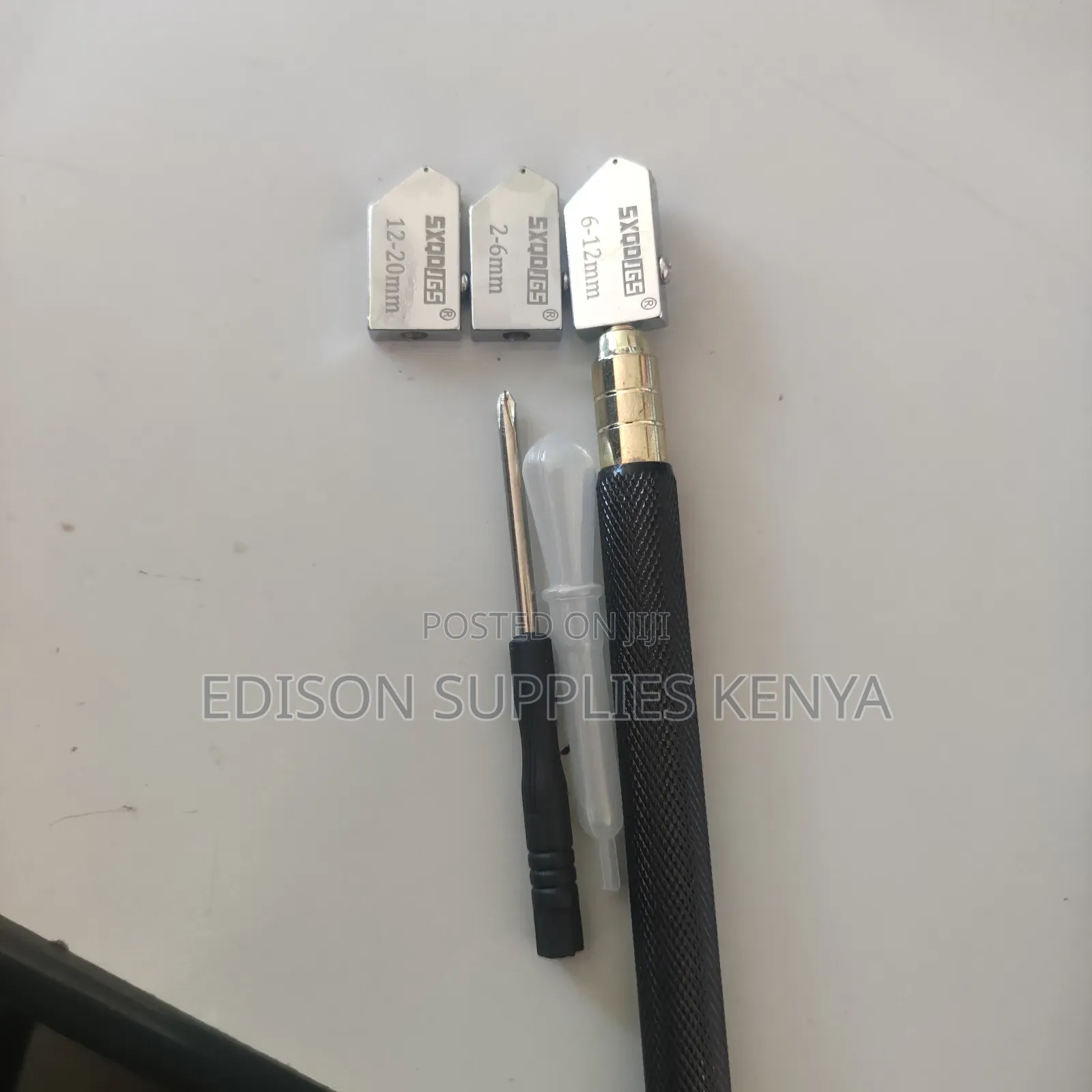 Glass Cutters 5pcs Set Changeable Cutting Blades Heavy Duty