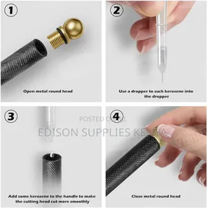 Glass Cutters 5pcs Set Changeable Cutting Blades Heavy Duty