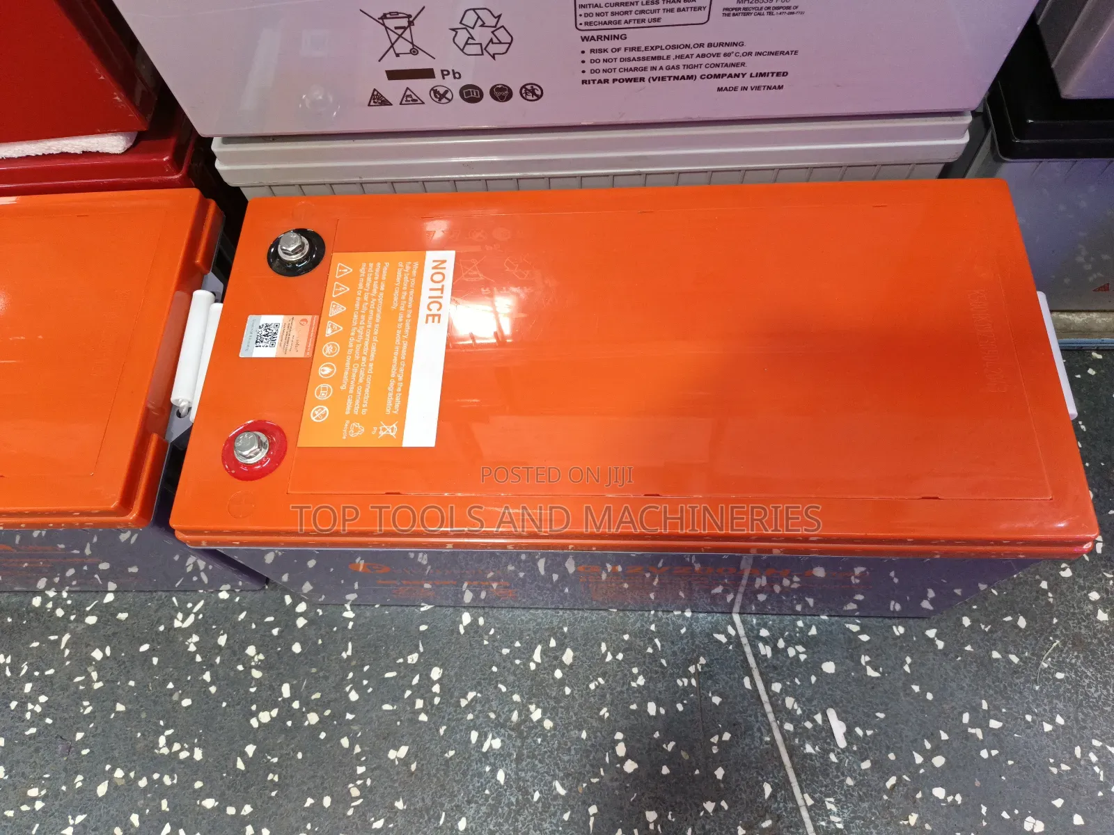 Back in Stock Felicity 12v 200ah Rechargeable Solar Gel Battery
