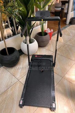 Slim Foldable Treadmill For Walking And Running, Cardio Exercise - main view