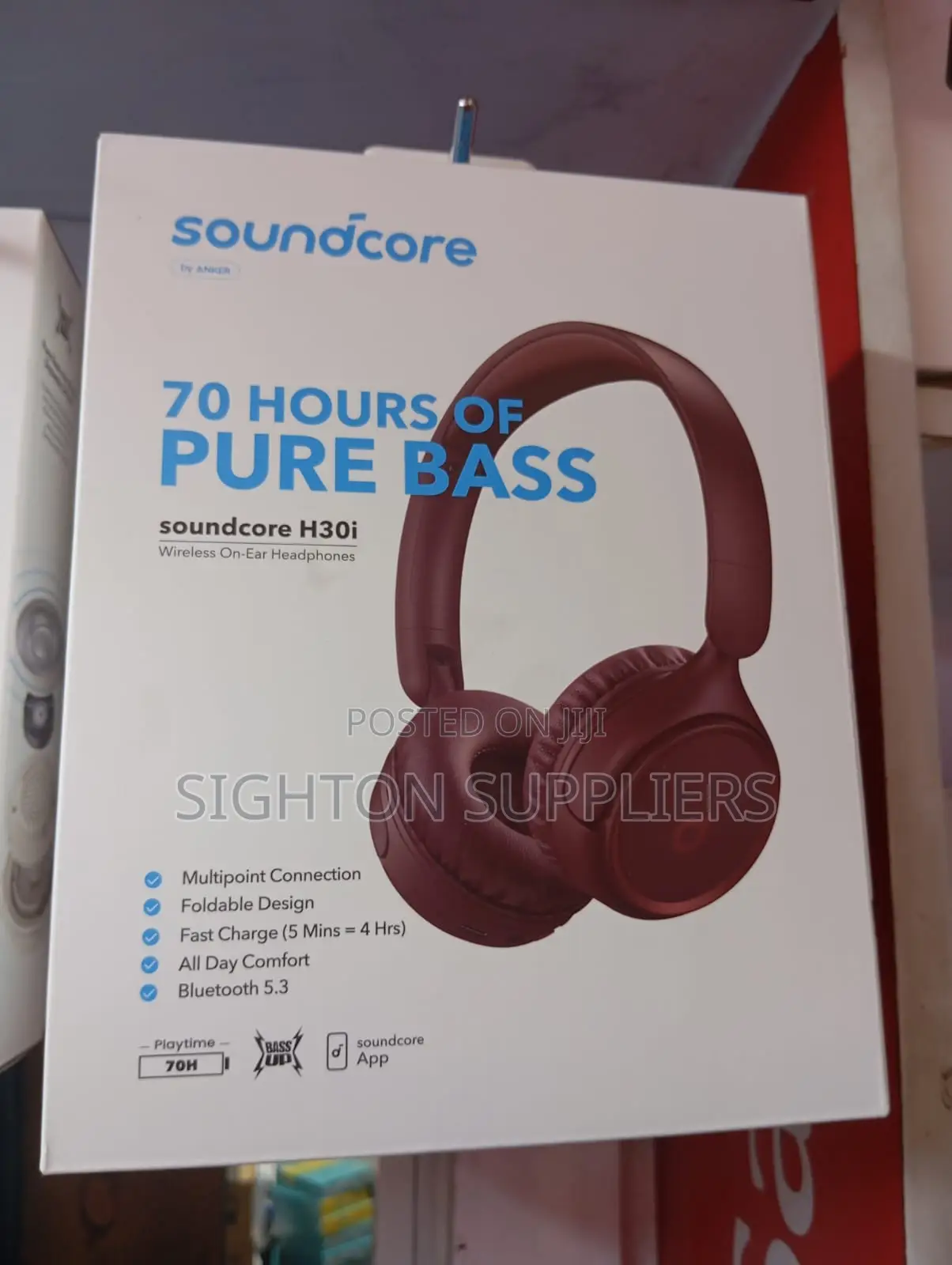 Soundcore by Anker H30i Wireless on-Ear Headphones