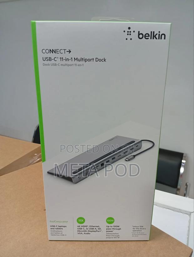 Belkin Connect 11-in-1 Usb-C Multiport Dock and Stand