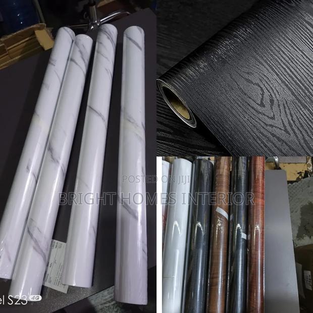 Peel and Stick Marble and Woodeffect Contact Paper