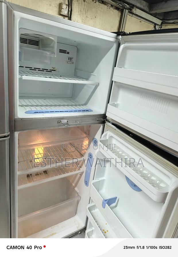 350 Grey Double Door Fridge - thumbnail 3