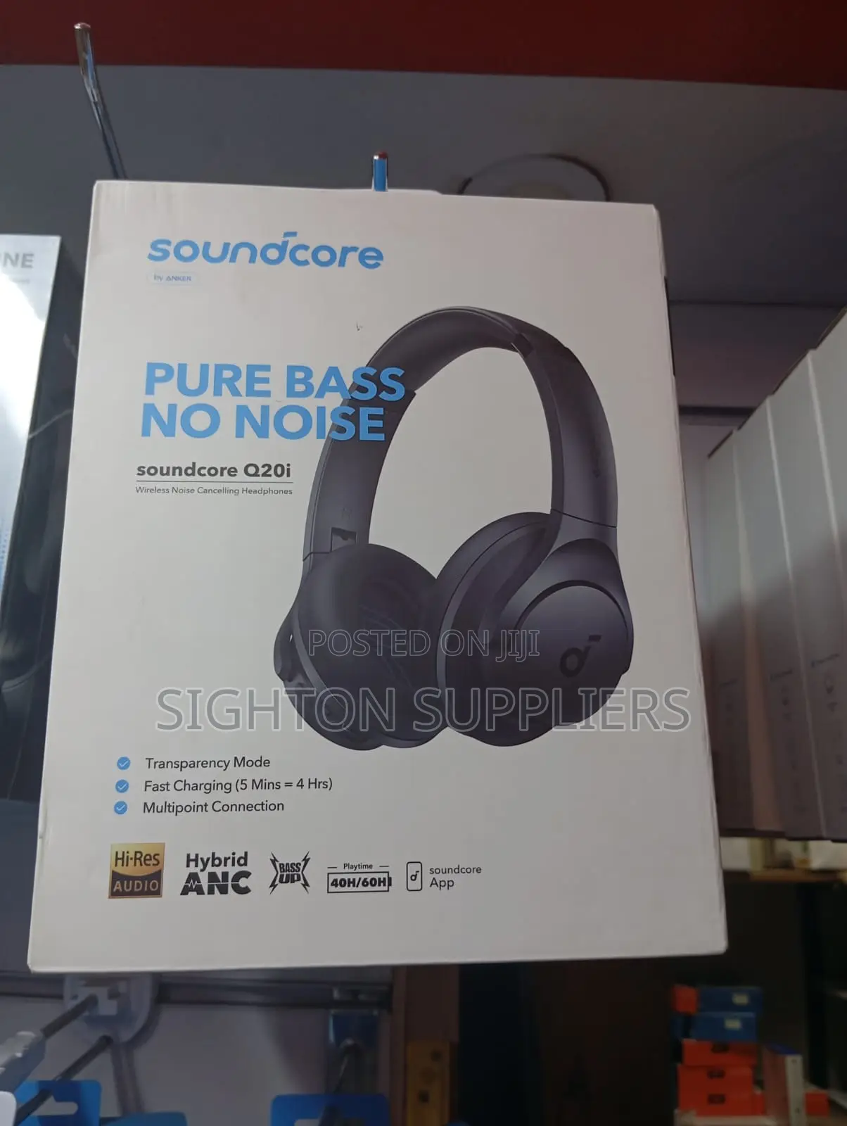 Soundcore Q20i Hybrid Active Noise Cancelling Headphones