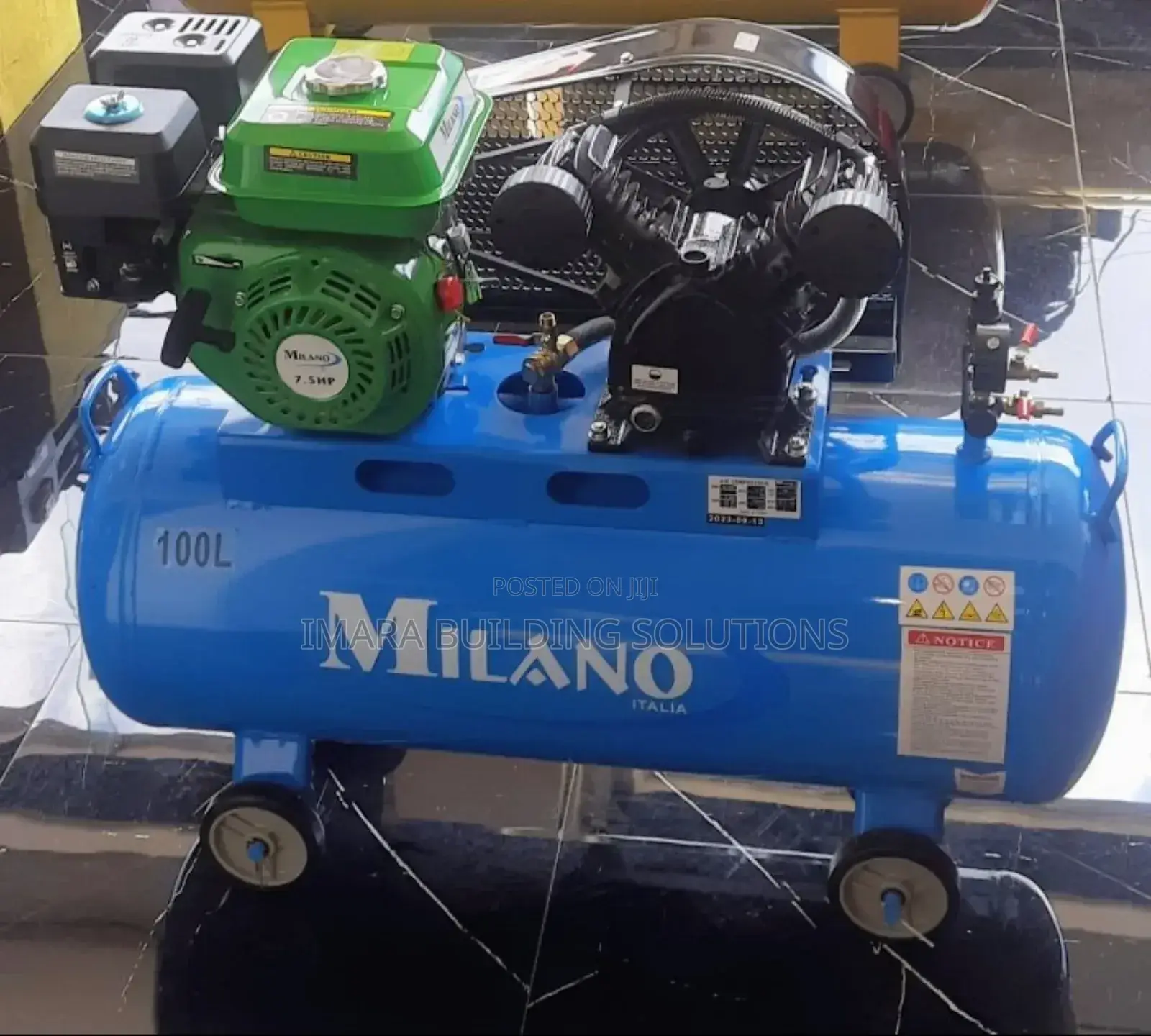 Milano Maxair 100l Heavy-Duty Compressor