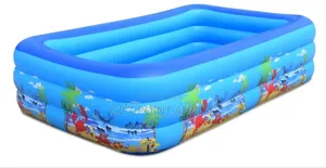 305cms By186cms By 56cm Inflatable Swimming Pool With  Manual Pump