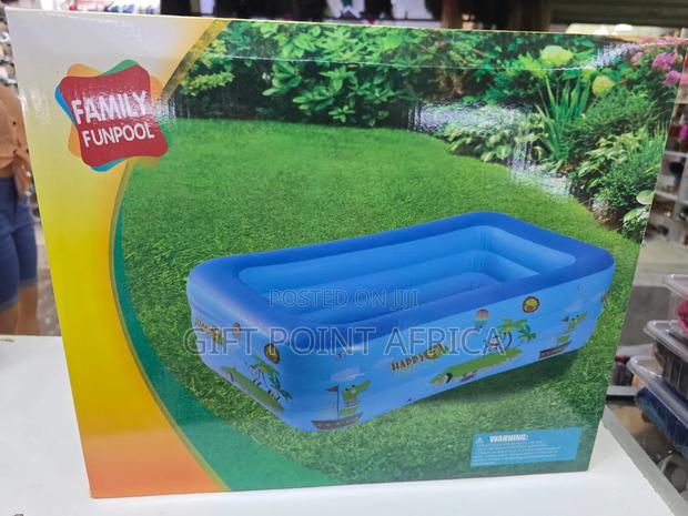 305cms By186cms By 56cm Inflatable Swimming Pool With  Manual Pump - thumbnail 2