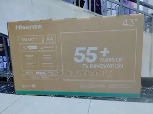 Hisense 43 Inch Smart Full Hd Tv, Frameless, 43a4