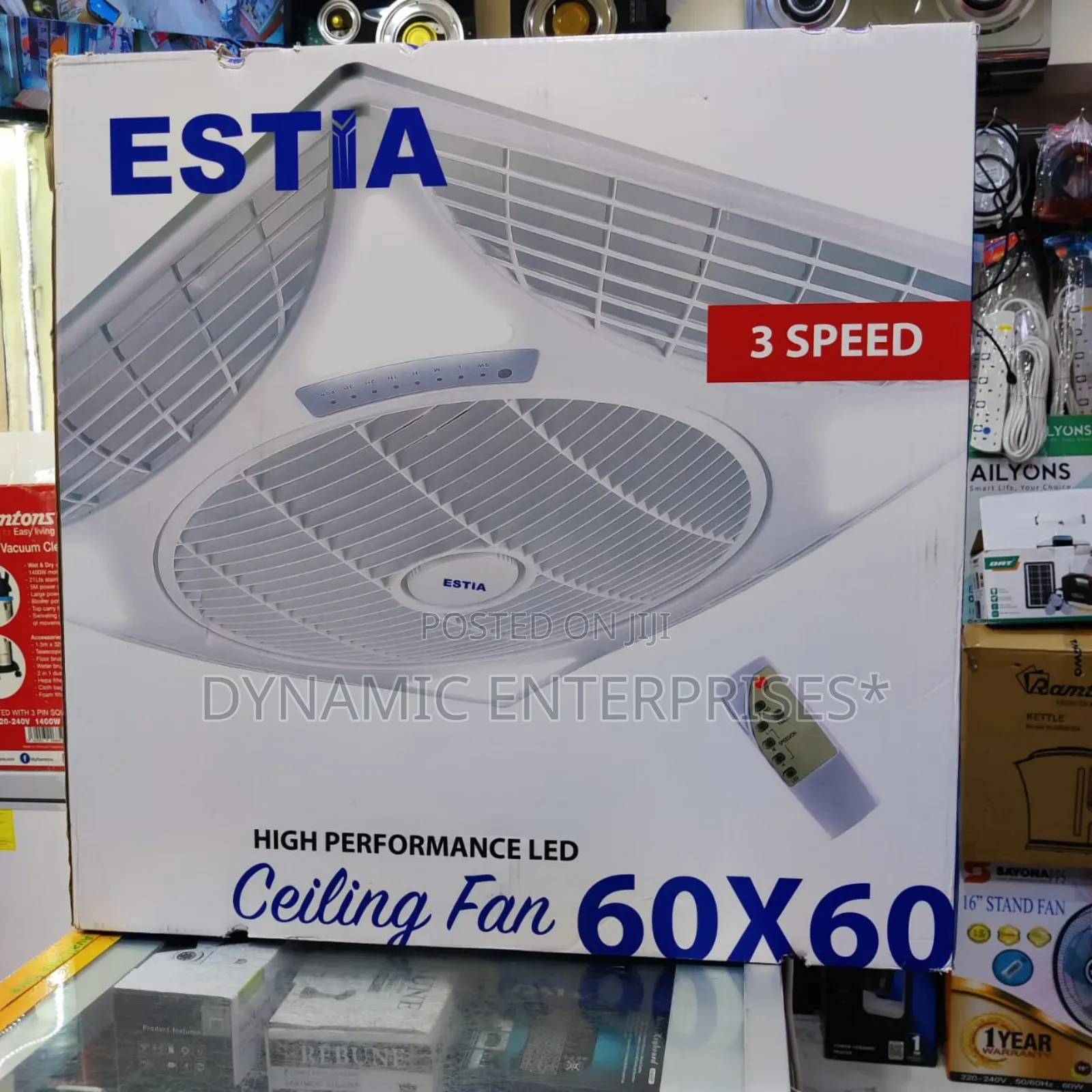 Estia Recessed Ceiling Louver Fan 60cmx60cm