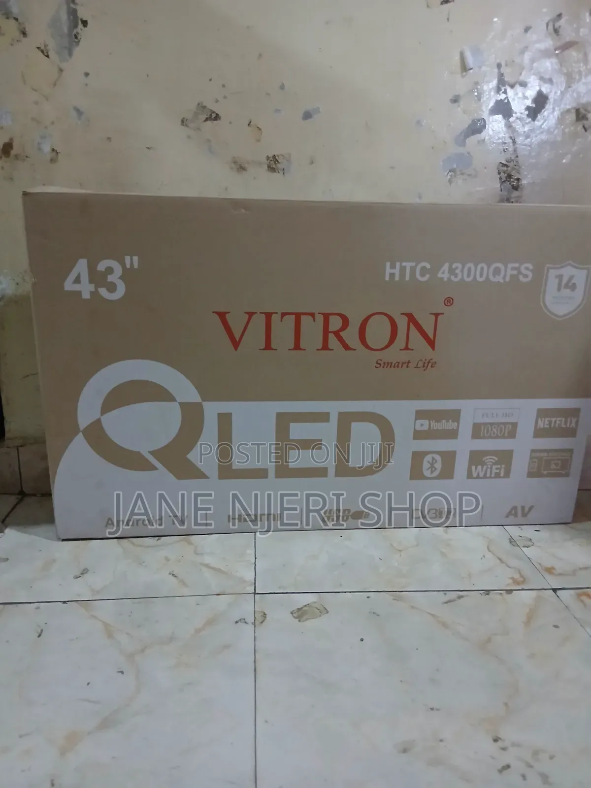 New Vitron  43 Inches Tv Qled